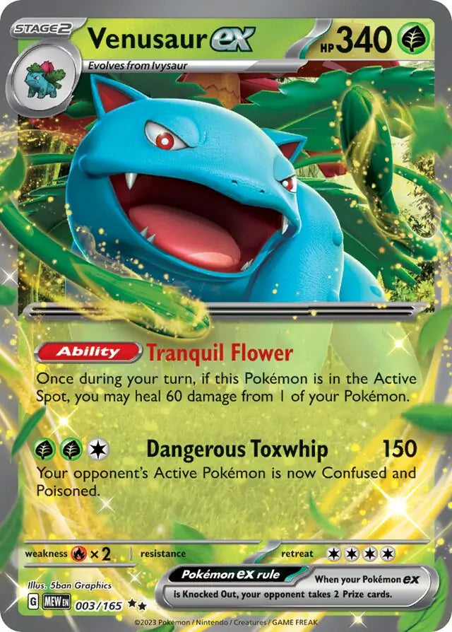Venusaur ex #MEW 003
