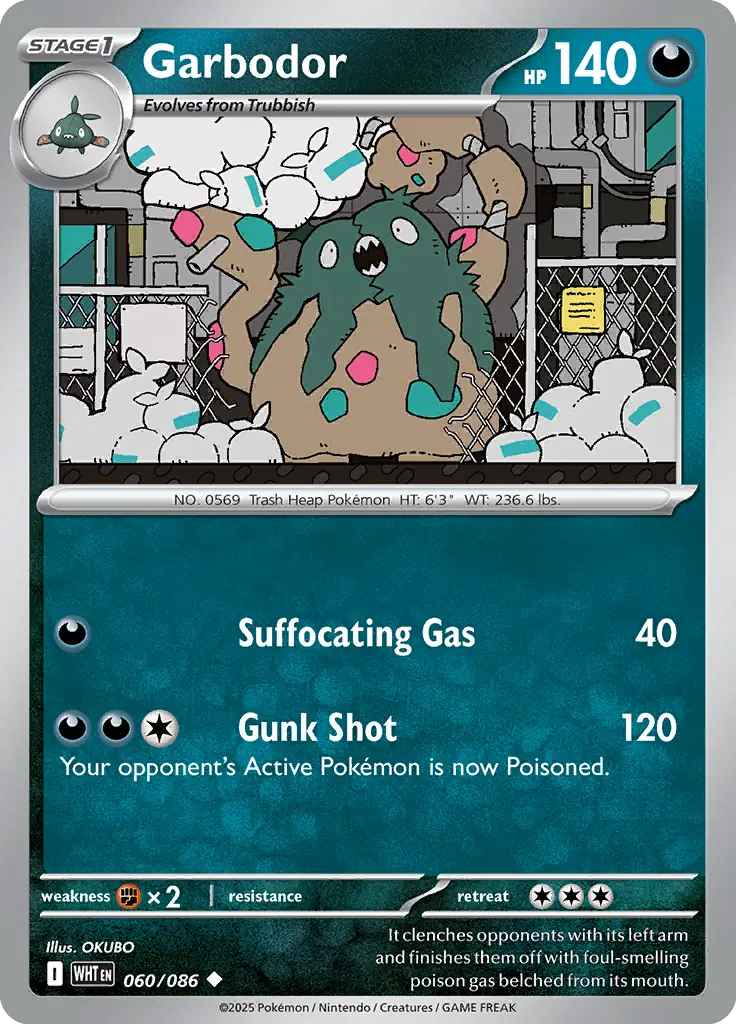 Garbodor #WHT 060