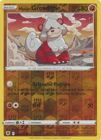 Hisuian Growlithe #ASR 070