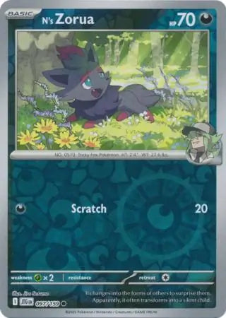 N's Zorua #JTG 097