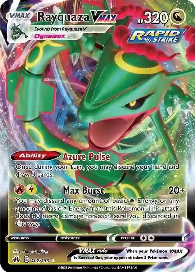 Rayquaza VMAX #CRZ 102