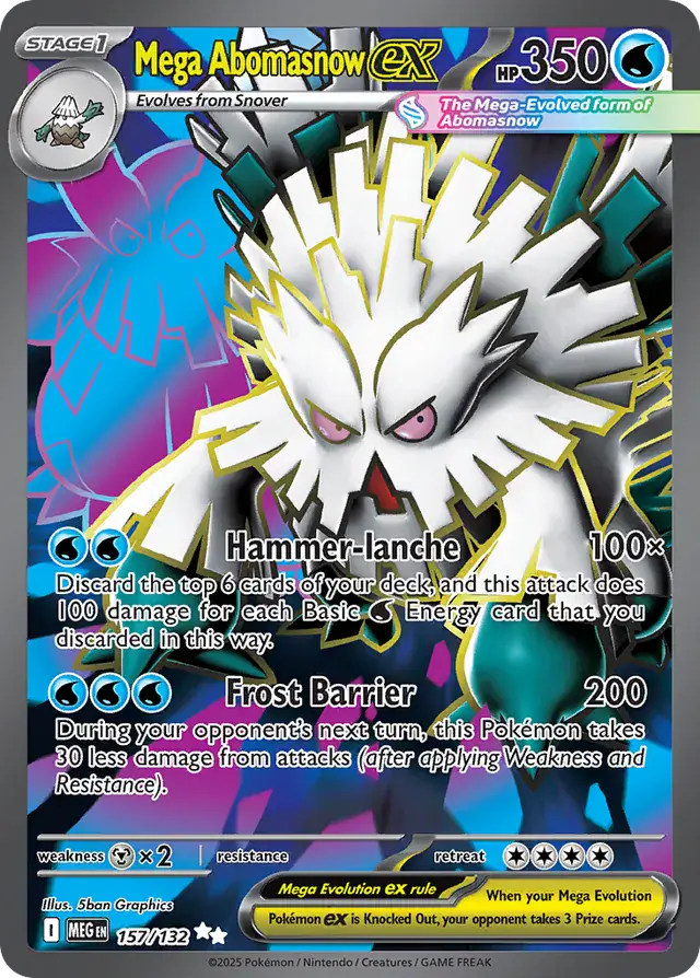 Mega Abomasnow ex #MEG 157