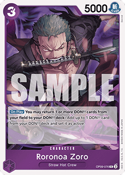 Roronoa Zoro #OP09-076