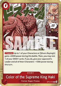 Color of the Supreme King Haki #OP12-018