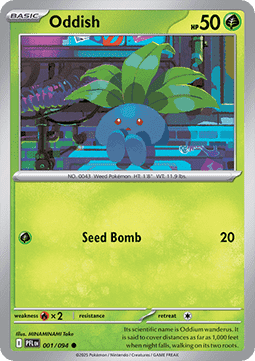 Oddish #PFL 001
