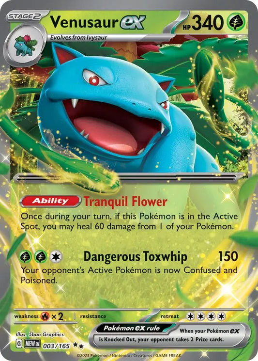 Venusaur ex #MEW 003