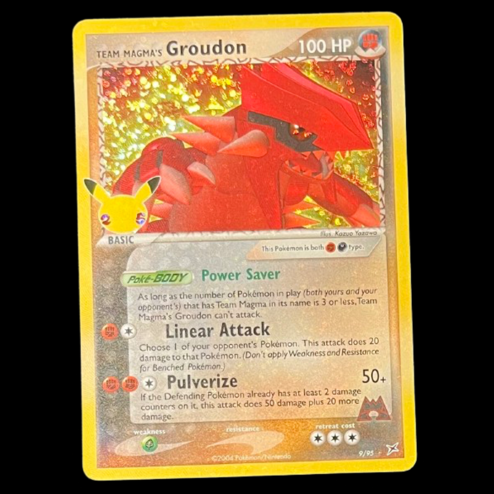 Team Magma's Groudon #CEL MA 9