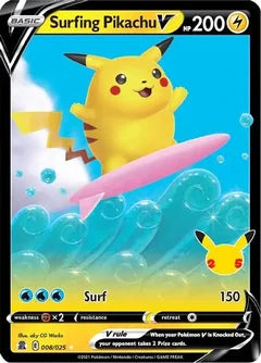 Surfing Pikachu V #CEL 008