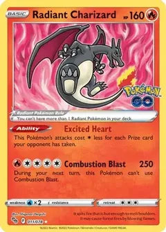 Radiant Charizard #PGO 011