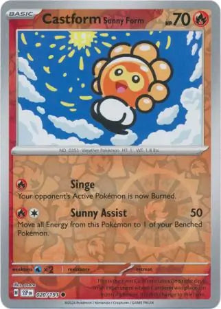 Castform Sunny Form #SSP 020