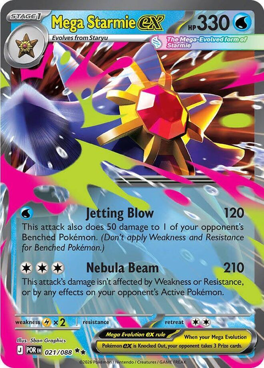 Mega Starmie ex #POR 021