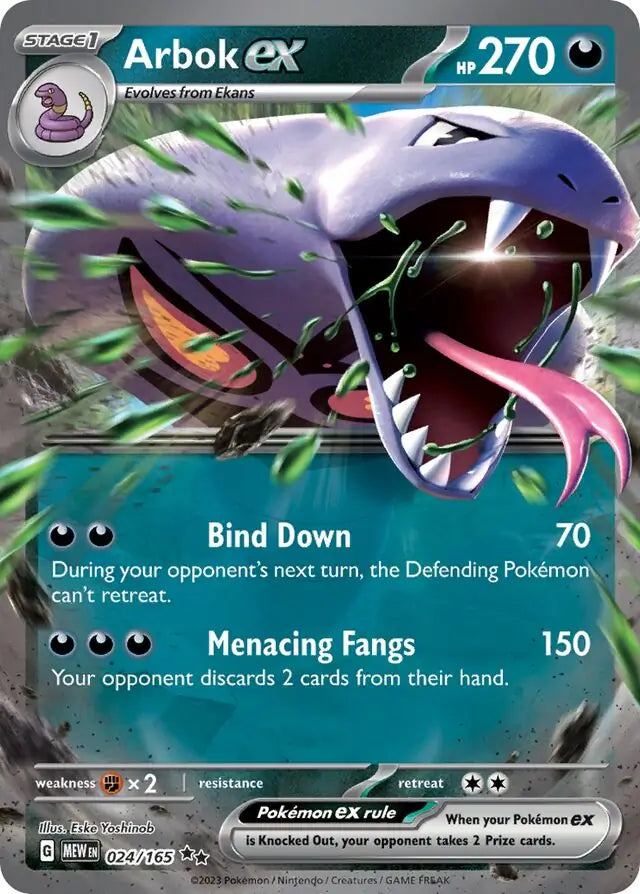 Arbok ex #MEW 024