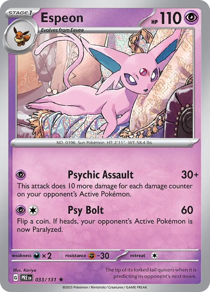 Espeon #PRE 033