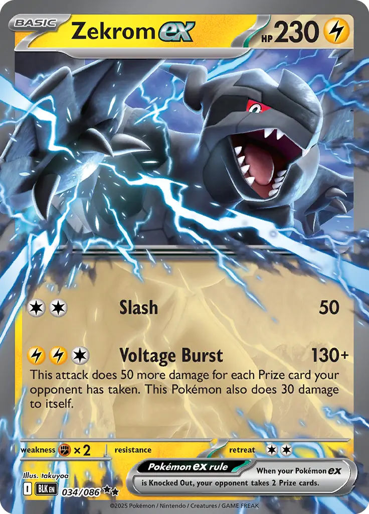 Zekrom ex #BLK 034