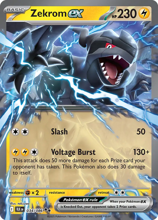 Zekrom ex #BLK 034