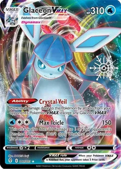 Glaceon VMAX #evs 041 HOLIDAY PROMO