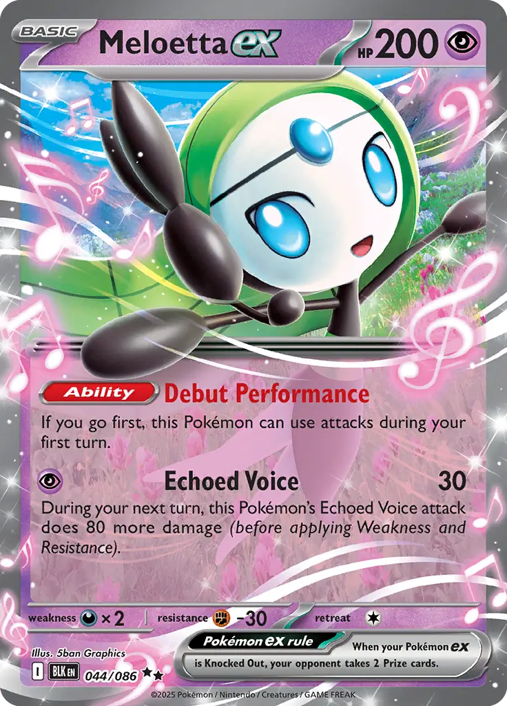 Meloetta ex #BLK 044