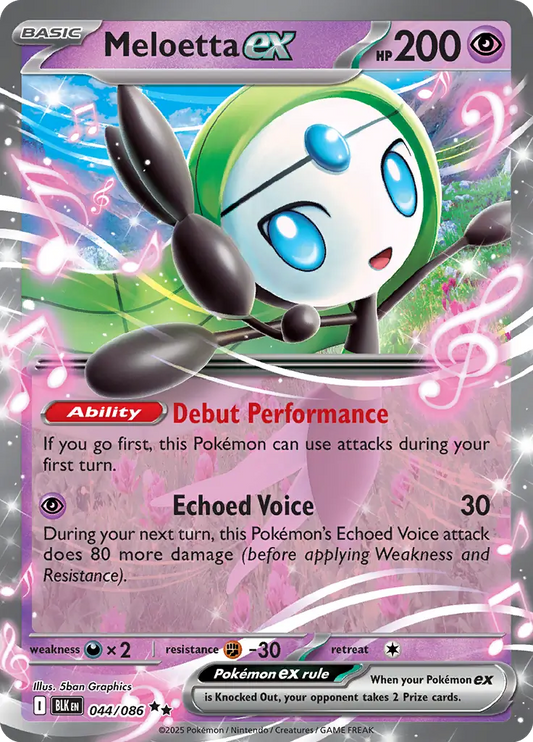 Meloetta ex #BLK 044