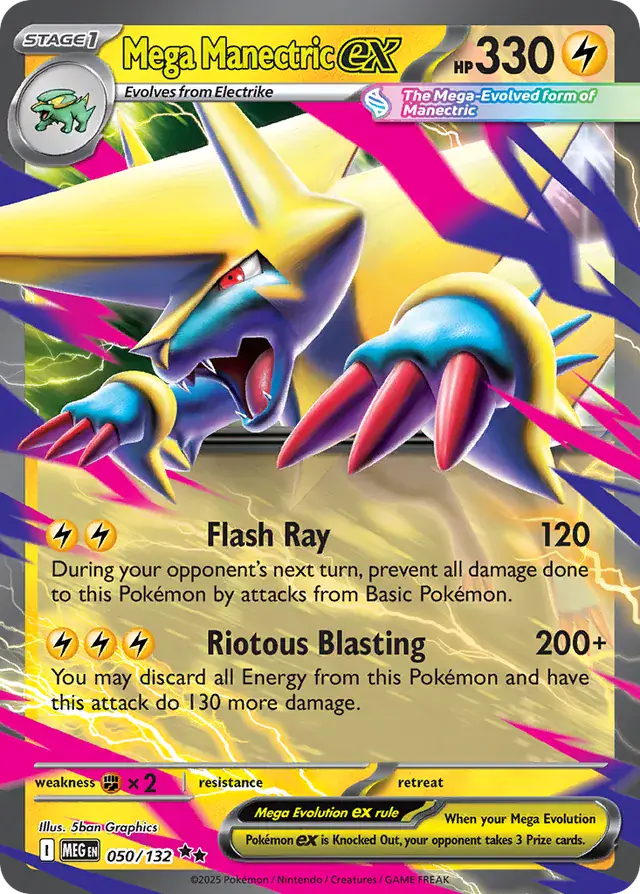 Mega Manectric ex #MEG 050