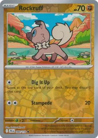 Rockruff #JTG 084