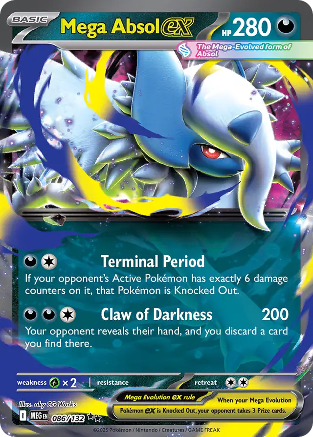Mega Absol ex #MEG 086