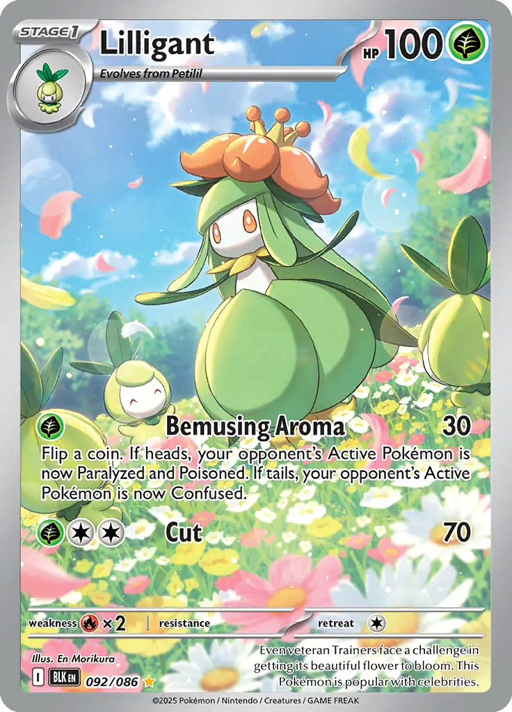Lilligant #BLK 092