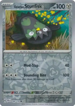 Galarian Stunfisk #JTG 106