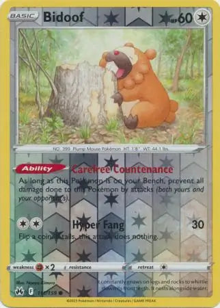 Bidoof #CRZ 111