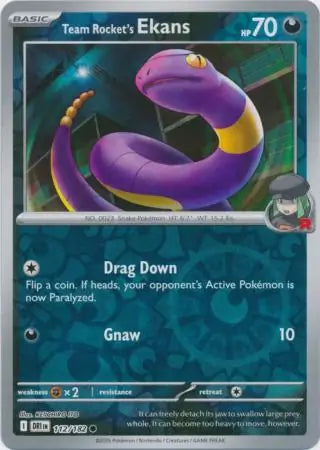 Team Rocket's Ekans #DRI 112