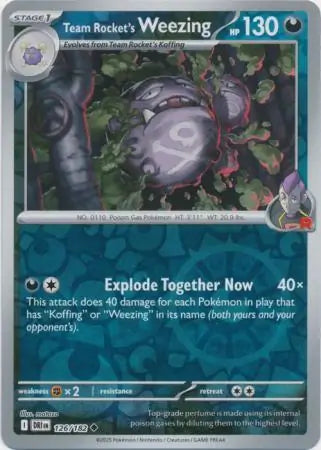 Team Rocket's Weezing #DRI 126