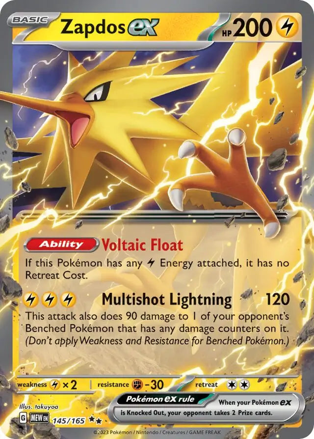 Zapdos ex #MEW 145