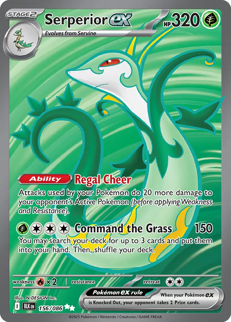 Serperior ex #BLK 156