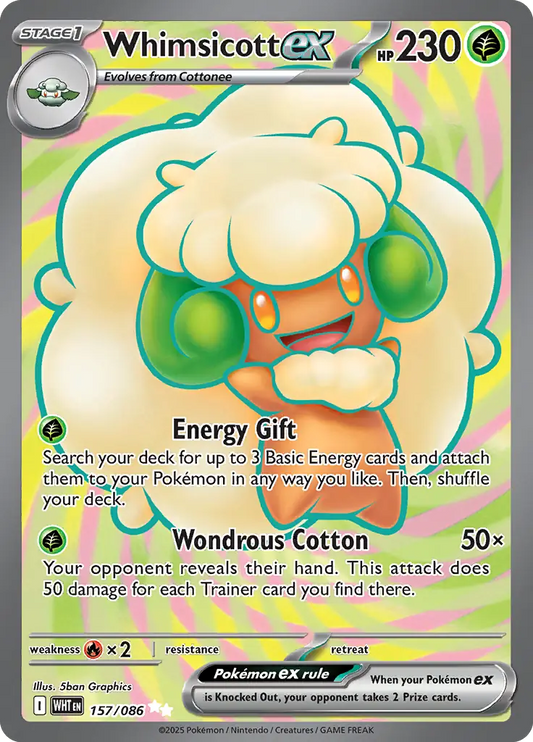 Whimsicott ex #WHT 157