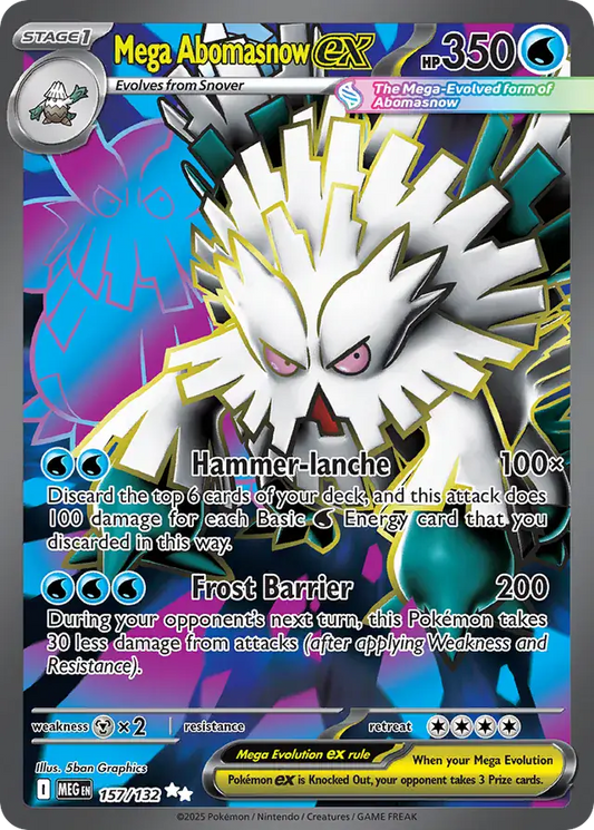 Mega Abomasnow ex #MEG 157
