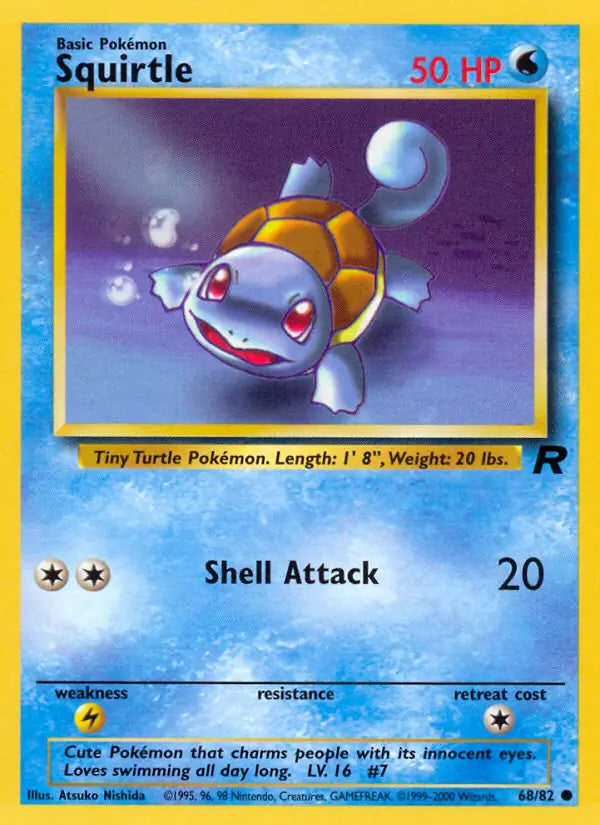 Squirtle #TR 68 (EX)