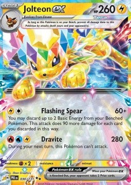 Jolteon ex #PRE 030