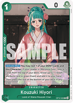 Kouzuki Hiyori #OP12-028