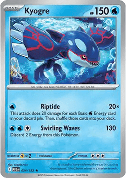 Kyogre #MEG 034
