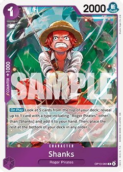 Shanks #OP13-065 (V.1)