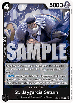 St. Jaygarcia Saturn #OP13-083 (V.1)