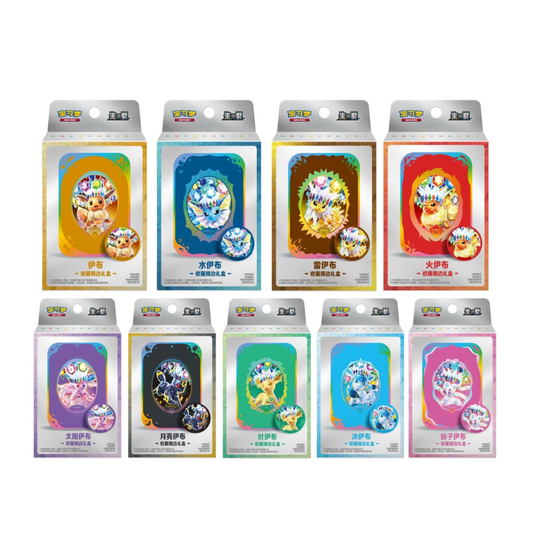 Terastal Gathering Eeveelutions Tin Collection Box