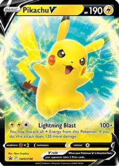 Pikachu V #SWSH 198