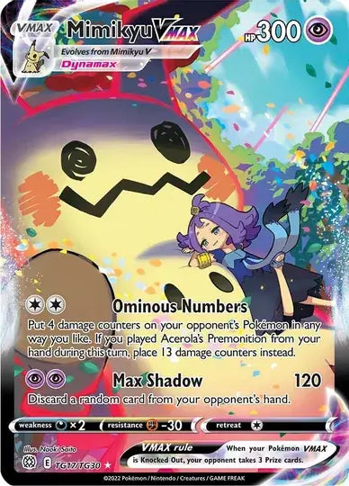 Mimikyu VMAX #BRS TG17
