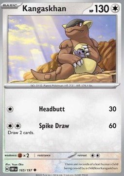 Kangaskhan OBF 165 - Gengcards