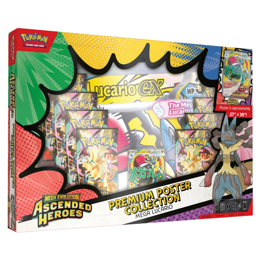 Ascended Heroes: Mega Lucario Premium Poster Collection