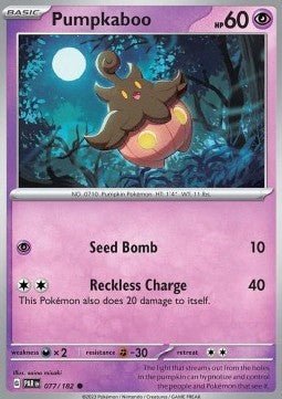 Pumpkaboo PAR 077 - Gengcards