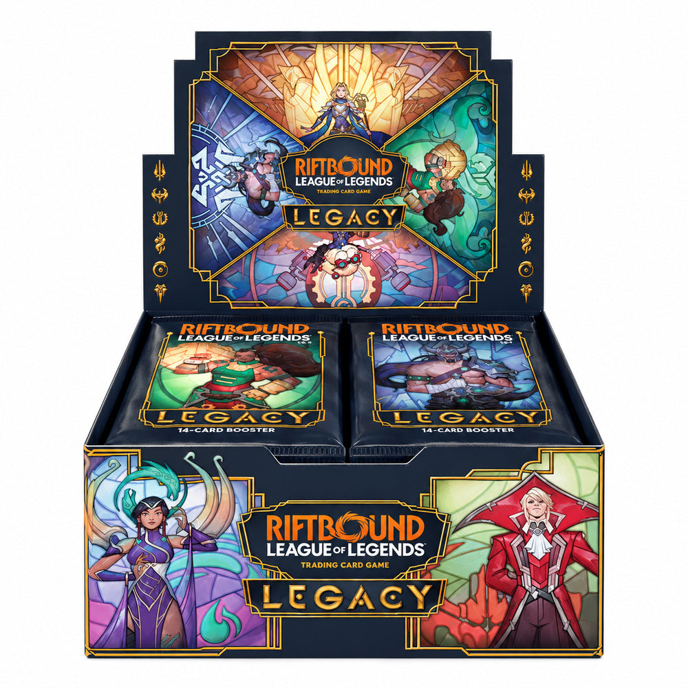 Riftbound Legacy Booster Display, sprednji pogled
